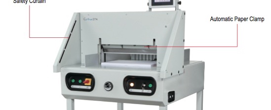 cut true electric paper cutter from Formax